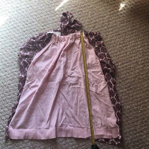 Ann Taylor loft tank sweater babydoll floral pink top